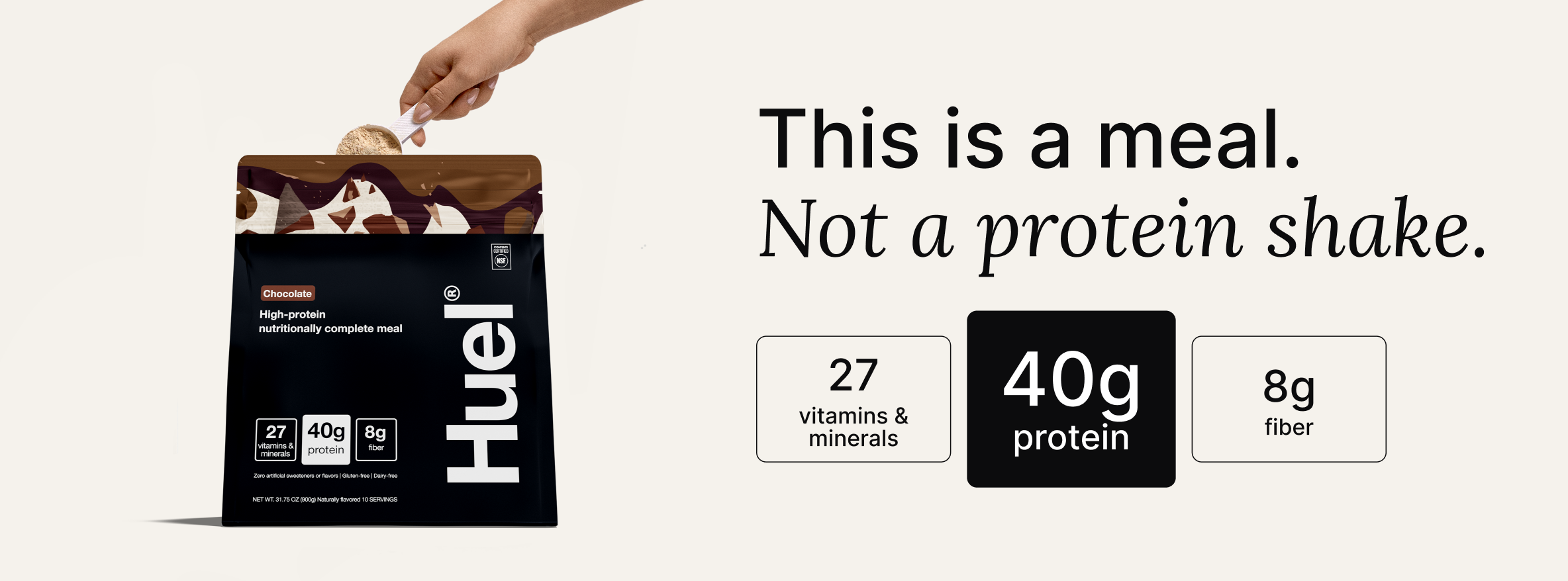 Huel® - Black Edition: High-Protein Powder - Vanilla (10 Servings